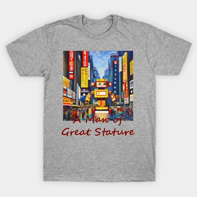 Japan Osaka Dotonbori Robot A Man of Great Stature by Kana Kanjin T-Shirt by erizen